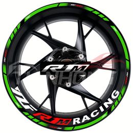 Volledige set nieuw voor Yamaha Motorfiets 17 inch voor- en achterwielnaafs YZF R1M Decal Logo YZFR1 R1M RIM Reflecterende stickers