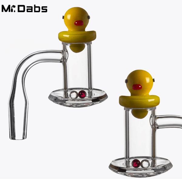 Juego completo Regula 20 mm Spinning Quartz Banger Accesorios para fumar con 2 perlas Terp y 1 tapa de vidrio Carb 10 mm 14 mm 19 mm Hembra macho para Bong de vidrio Tubería de agua Dab Rig