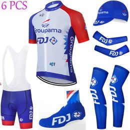 Ensemble complet Team New FDJ Maillot de cyclisme 20D Short de vélo Sportswea Ropa Ciclismo Été Séchage rapide Pro BICYCLING Maillot Bottoms Wear268z