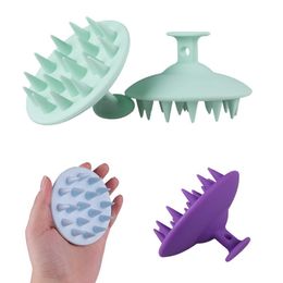 Shampooing UFO entièrement en Silicone, peigne de Massage en Silicone pur, nettoyeur de cuir chevelu, nouveau produit d'usine, moule