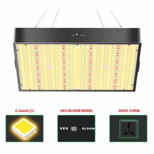 Volledig spectrum kweeklicht 1000W 1500W 576PCS LED Hoge PPFD kweeklamp met Veg Bloom-modi voor kaskweektent Binnenverlichting258x