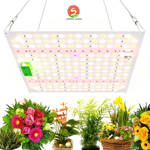 Luz de cultivo LED de espectro completo para plantas de interior, lámpara de cultivo de 60W 120W para sembrar flores de floración vegetal, kit para colgar tienda de cultivo de invernadero Accesorios cuadrados 20cm 30cm tipo sol