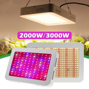 LED à spectre complet élèvent des lumières 2000W 3000W lumière de plante pour les plantes d'intérieur légumes fleurs 100 pièces 350 pièces lampe de croissance pour serre