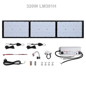 Samsung lm301h 3000K 3500K full spectrum 320w led panel cultivation board phyto lamp for plants