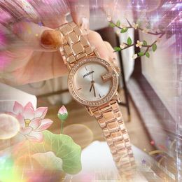 Volledig roestvrijstalen kwarts mode dames horloges Bee Diamonds Ring Designer Watch Limited Edition Gifts Goed uitziende zakelijke casual polshorloge