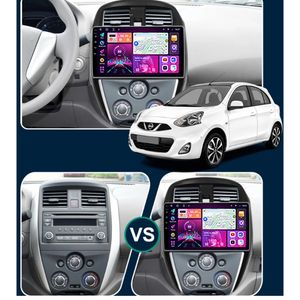 Volledige touchscreen Auto Video Multimedia No CD DVD-speler met 4 kern Android-systeem voor Nissan Sunny 2014-2018