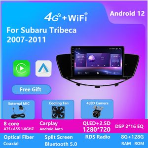 Volledig touchscreen Video Kop Unit 2Din Car Stereo Player Android Radio voor Subaru Tribeca 2007-2011