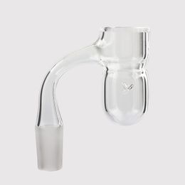 Pleine soudure fond rond garde-boue Quartz banger fumée biseauté bord Auto-Spinner clou 10mm 14mm 18mm mâle femelle pour verre Dab Rig