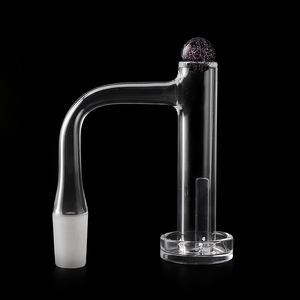 Tour de contrôle de la tour de contrôle Slurper Full Banger en quartz avec du pilier en quartz en verre dichro en verre terp