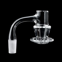 Mélangeur de clous à quartz Slurper à soudure complète souhaitant des puits biseautés supérieurs 25 mm OD pour les conduites d'eau en verre de bang en verre Dab Rig