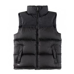 Gilet bouffant noir à fermeture éclair complète, manteau, veste, body, vêtements d'extérieur d'hiver pour femmes et hommes, taille S-xxl