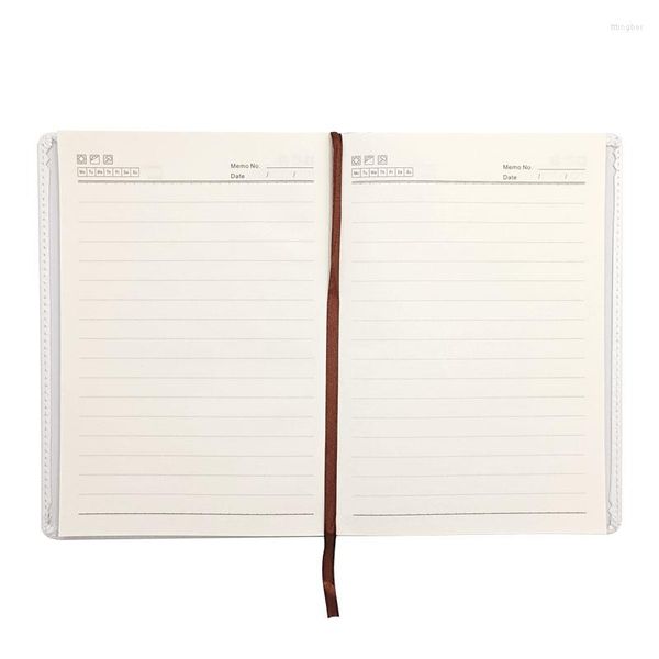 Documentos de cuero de sublimación de tamaño completo Notebook de impresión comercial en blanco A5 A6