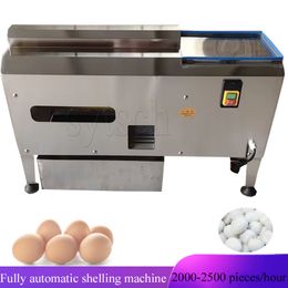 Machine entièrement automatique d'épluchage d'œufs à la coque, équipement pour enlever les coquilles d'œufs