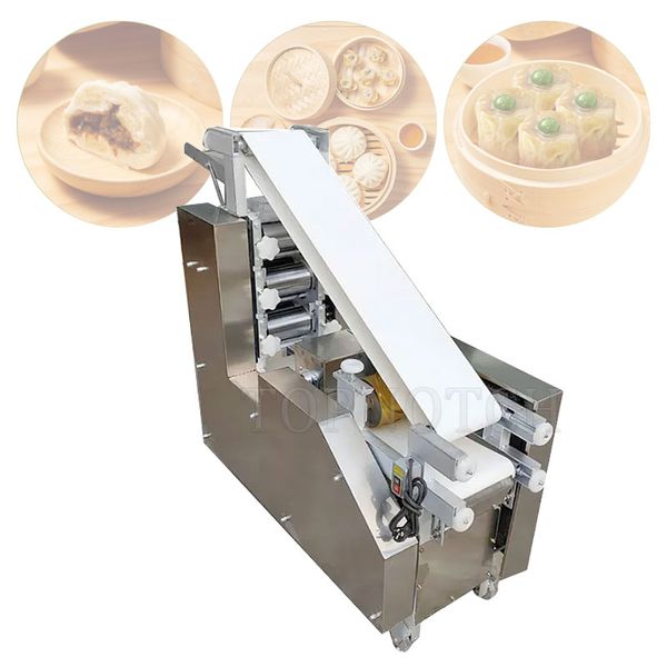 Machine de moulage de peau Yun Tun au curry de boulette entièrement automatique Grand gâteau commercial faisant la machine