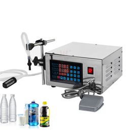 Machine de remplissage de liquide entièrement automatique Machine de remplissage d'huile comestible liquide CNC de blanchisserie quantitative