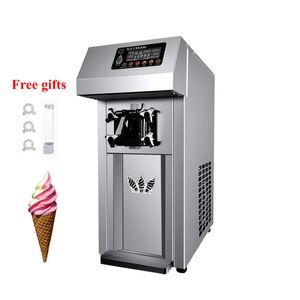 Machine à crème glacée molle entièrement automatique, Machine commerciale de fabrication de crème glacée pour magasin de desserts de bureau