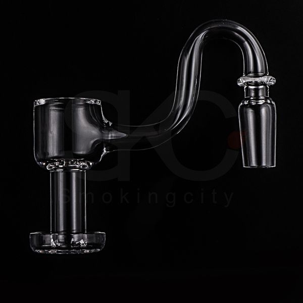 Entièrement souder cou plié outil de fumée biseauté bord Terp Slurper Quartz Banger clous pour Dab Rigs Pipe Bong