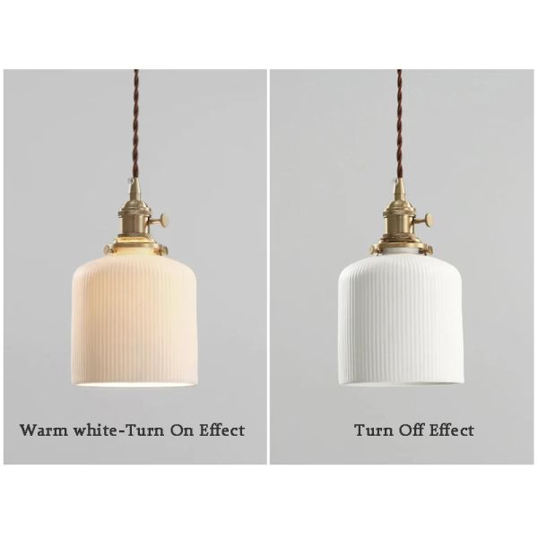 Fumi Modern Mini Pendant Lights Brass One-Light Aliminable Rustic Mini Pendant Lighting Pice pour Kitchen Island Salon
