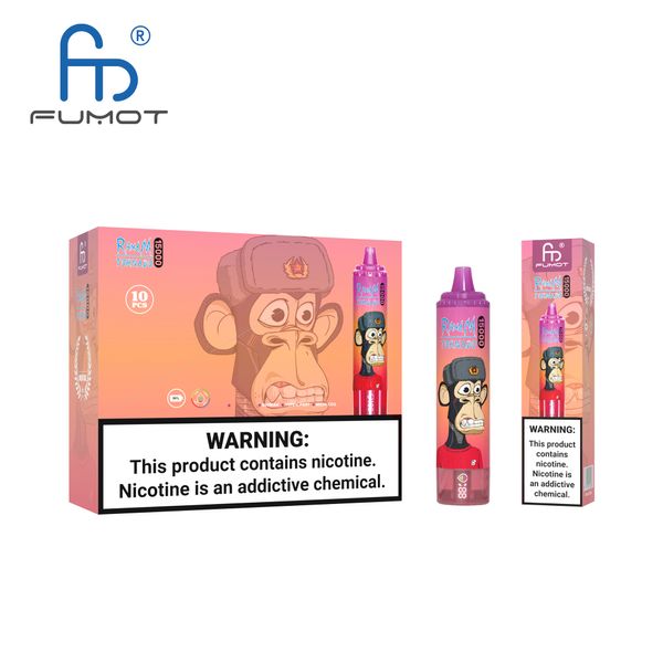 Fumot Facotry RandM Tornado 15000 Puffs Vape jetable original ecigarette Multi Color Device indicateur de puissance d'huile usine en gros UE vente chaude star vape