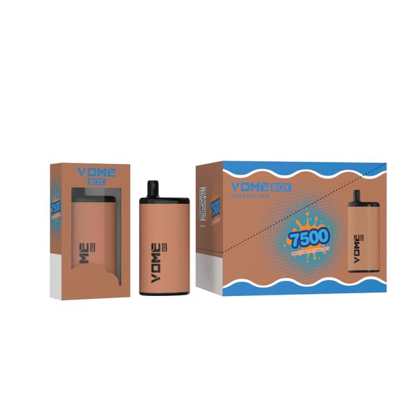 Fumot Original RandM Vome Box 7500 Puffs Vape Cigarette électronique jetable Bobine de maille rechargeable 19 saveurs disponibles Vente chaude