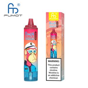 Fumot RandM tornado 15000 bouffées RandM stylo vape jetable avec bobine de purée E-cigarettes 15K bouffée joint chaud sur le marché