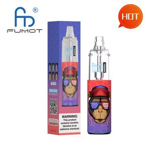 Fumot RandM Tornado 7000 inhalaciones Control de flujo de aire Vape desechable Cigarrillo electrónico RandM Tipo-C vaporizadores recargables 57 sabores E shisha