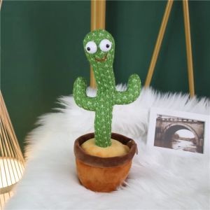 El cactus de baile divertido puede cantar flores encantadoras retorciendo juguetes divertidos para niños
