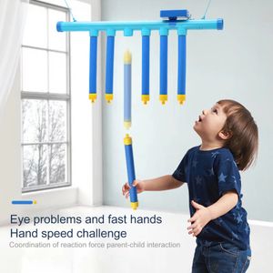 Fun Falling Sticks Game Toys Set for Training Reaction Vermogen educatieve activiteit ouder-kind Family Party Game Challenge Toy 240402