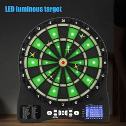 Leuk LED Automatisch scoren Lumineuze elektronische pijltjes Set Secure Soft Electronic Dartboard volwassen kinderen Dart Board Multiplayer