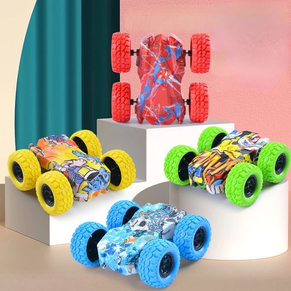 Fun Model Cars Double-Side Vehicle Inertia Safety Crashworthiness and Fall Resistance Shatter-Proof Model for Kids Boy Toy Car D31
