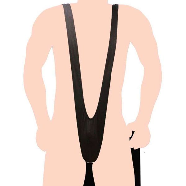 Maillot de bain élastique avec bretelles en forme de V, ensemble amusant, sous-vêtements Sexy pour hommes, pantalon en T, 2028, 528625