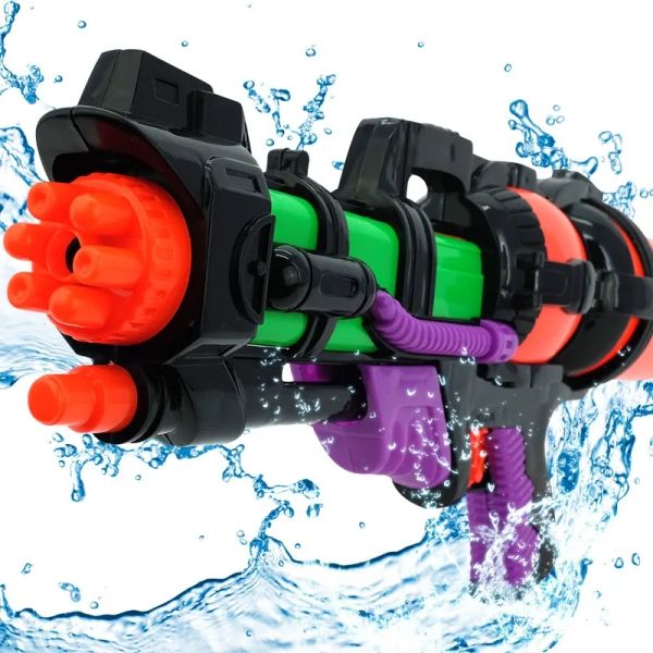 Diversión al por mayor 4 pcs grandes 44cm de alta presión Pistolas de pistola de agua de gran capacidad niños Juegos de playa al aire libre Juegos de la piscina