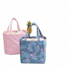 Boîte à lunch functial Portable Toile isolate Sac à lunch thermal Food Picnic Lanch Sacs For Women Kids H3W3 #