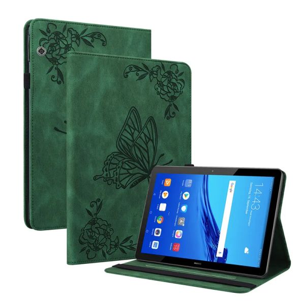 Funda pour MediaPad T5 10 Case 10,1 pouces Shell AGS2-W09 pour Huawei MediaPad M5 M 5 Lite 10 Cover 10.1 '' Cape de tablette + stylet stylo