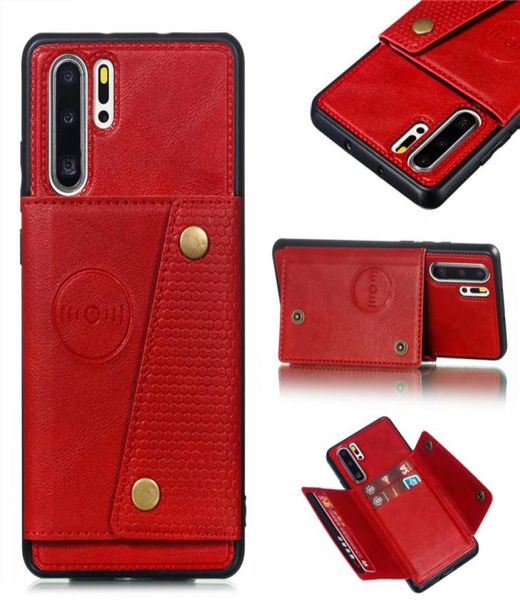 Fundas HAWEI P30 Pro Carte Carte Rappelrs Wallet Case pour Huawei P30 Pro Mate 20 P20 Lite en cuir en cuir Pocket Back Cover P30Lite Coque5652408