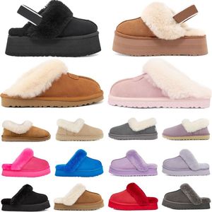 Funkette Disquette Slippers Slides Designer Sandales Femmes Foutres Sliders Slip-Flip Flop