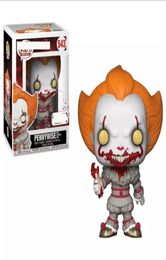 FUNKO POP Figuren clown terug naar de ziel hand kantoormodel IT decoratie speelgoed Pennywise masterversie 5433851097