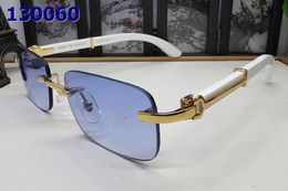 Funky Designer Lunettes de soleil Hommes Femmes Sunglass Vintage Square Retro Sun Lunettes de conduite en plein air Carti Design Lunettes sans cadre Woo