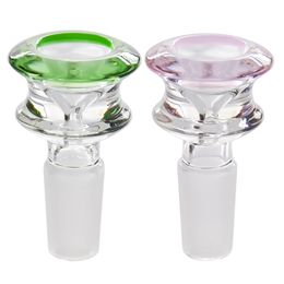 Trechter 14mm Joint Glass Bowl voor Bongs Mannelijke Joint 5 Kleuren Roken Glas Bong Kom Stuk Voor DAB RIG BOND WATER WATER BONG