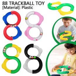 Drôle 88 Track Ball Sense Integration Training Equipment Toys to Development Patience Training Children Toys 240329