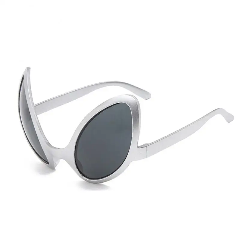 Komik uzaylı gözlük parti güneş gözlükleri gökkuşağı lensler et güneş gözlükleri tatil dans yabancılar alternatif şekiller parti malzemeleri