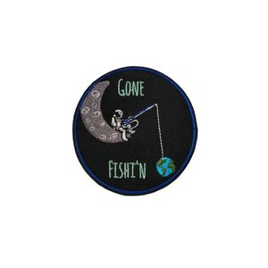 Grappige astronaut voorgrootte borduurwerk opstrijkbare patch voor kleding aangepast ontwerp shirt jeans jas stoffen 280p