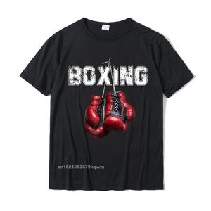 Grappig boks -t -shirt - Ik hou van boksen t -shirt geek t -shirt voor mannen katoen tops tees camisa 220509