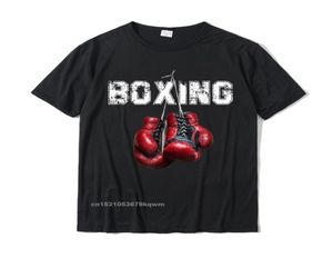 Grappig boks t -shirt ik hou van boksen t -shirt geek t -shirt voor mannen katoen tops tees camisa 2205099698301