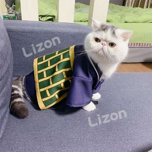 Chat drôle Anime Jujutsu Kaisen Cosplay Geto Suguru Kimono noir bleu Costumes accessoires Photo cosplay