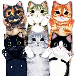 Toallas de mano de gato divertidas, toalla de mano de baño de cocina, toalla de mano de microfibra absorbente suave de secado rápido, toalla de manos para amantes de los gatos