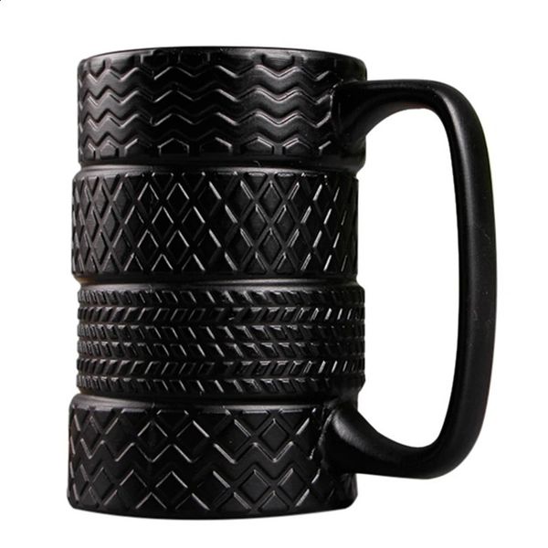 Tasses de pneu en céramique drôle 500 ml CAPACE CAFE CAFE BEUILLET CÉRARE MAIS MAIS