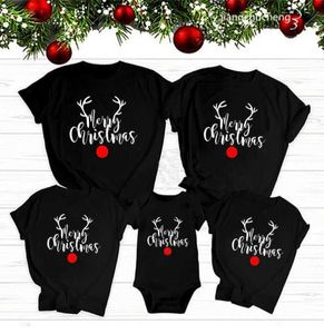 Drôle Noël Famille Correspondant Chemises Papa Maman Enfant Bébé Joyeux Noël T-shirts Noël Famille Tenues Vêtements Cadeau De Noël H14680332