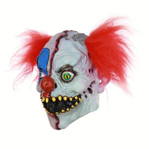 Drôle Clown visage danse Cosplay masque latex fête maskcostumes accessoires Halloween terreur masque effrayant masques pour Festival spectacle