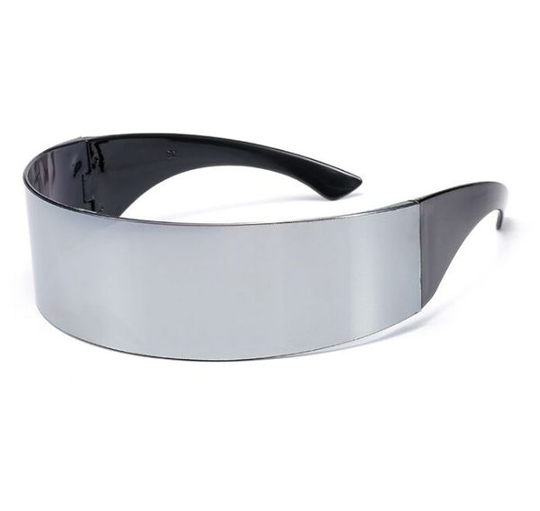 Drôle futuriste enroulé autour de Monob Costume lunettes de soleil masque nouveauté lunettes Halloween fête faveurs fête fournitures décoration